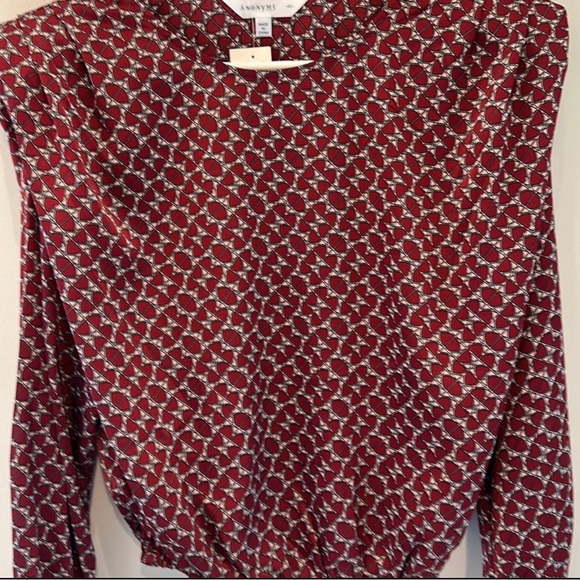 ANONYME DESIGNERS top with shoulder pads - Picture 2 of 5